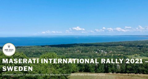 Maserati International Rally 2022 – Sweden. A few places still available.